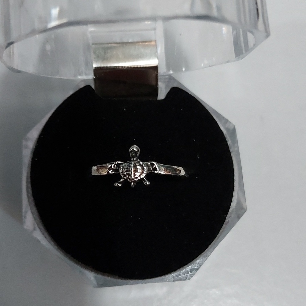Baby turtle ring size 5